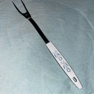 Vintage Cornflower Meat Fork
